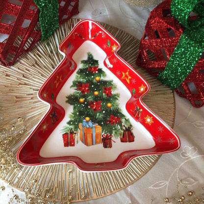 27-Piece Premium Christmas Dinnerware Set
