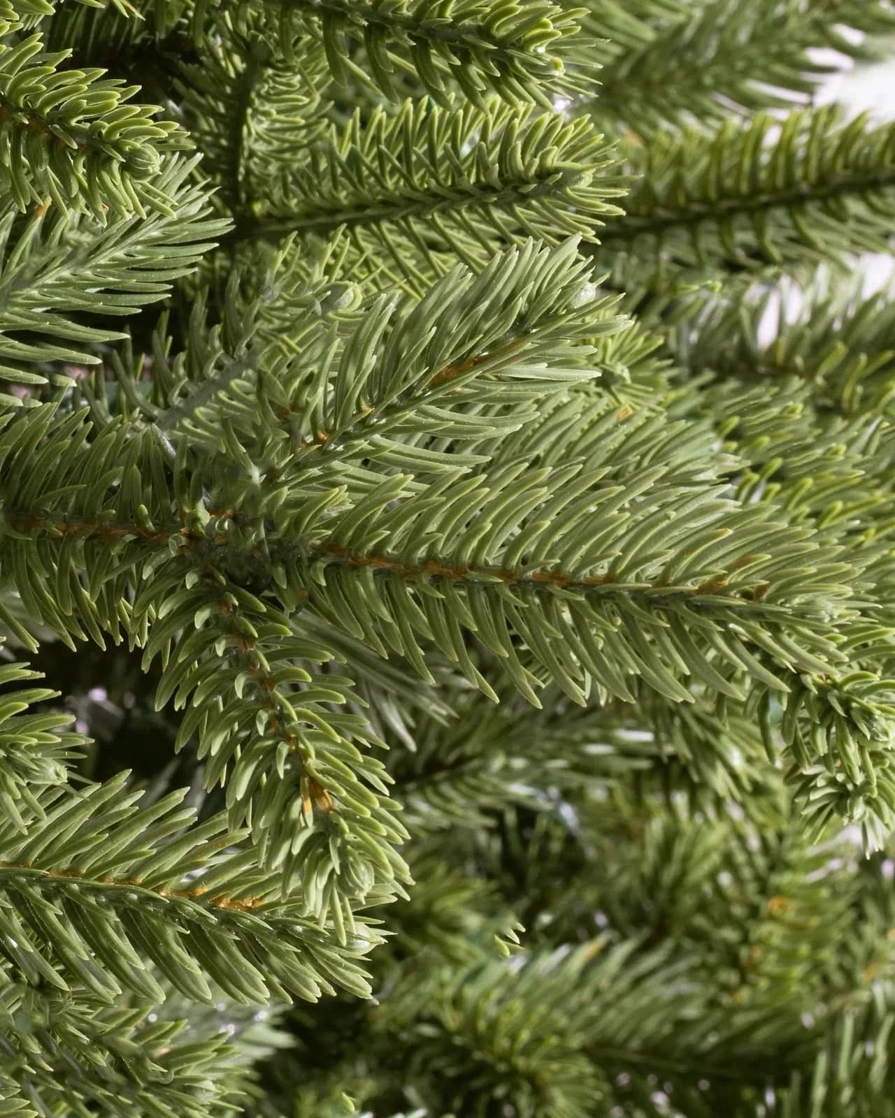 Norway Spruce Christmas Tree with Hinged Branches, Metal Stand and Built-In Multicolour Micro LEDs