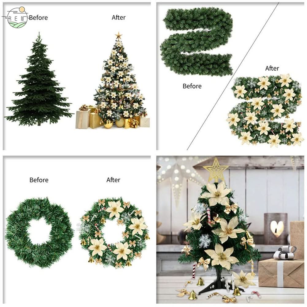 Christmas Tree Decoration Set – 120 Pieces
