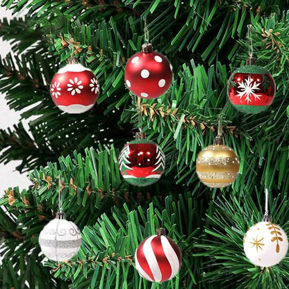 Christmas Tree Baubles Set – 6 Pieces