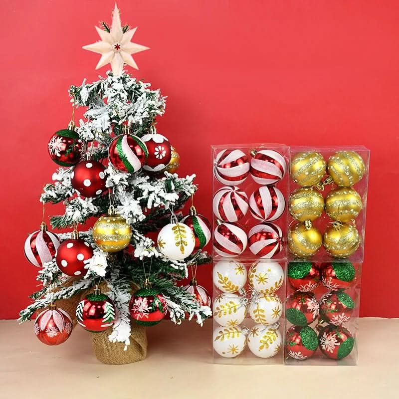 Christmas Tree Baubles Set – 6 Pieces