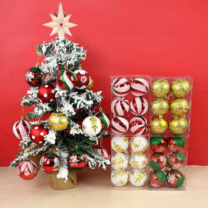 Christmas Tree Baubles Set – 6 Pieces