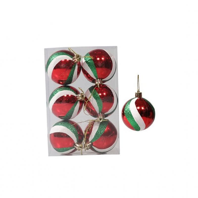 Christmas Tree Baubles Set – 6 Pieces